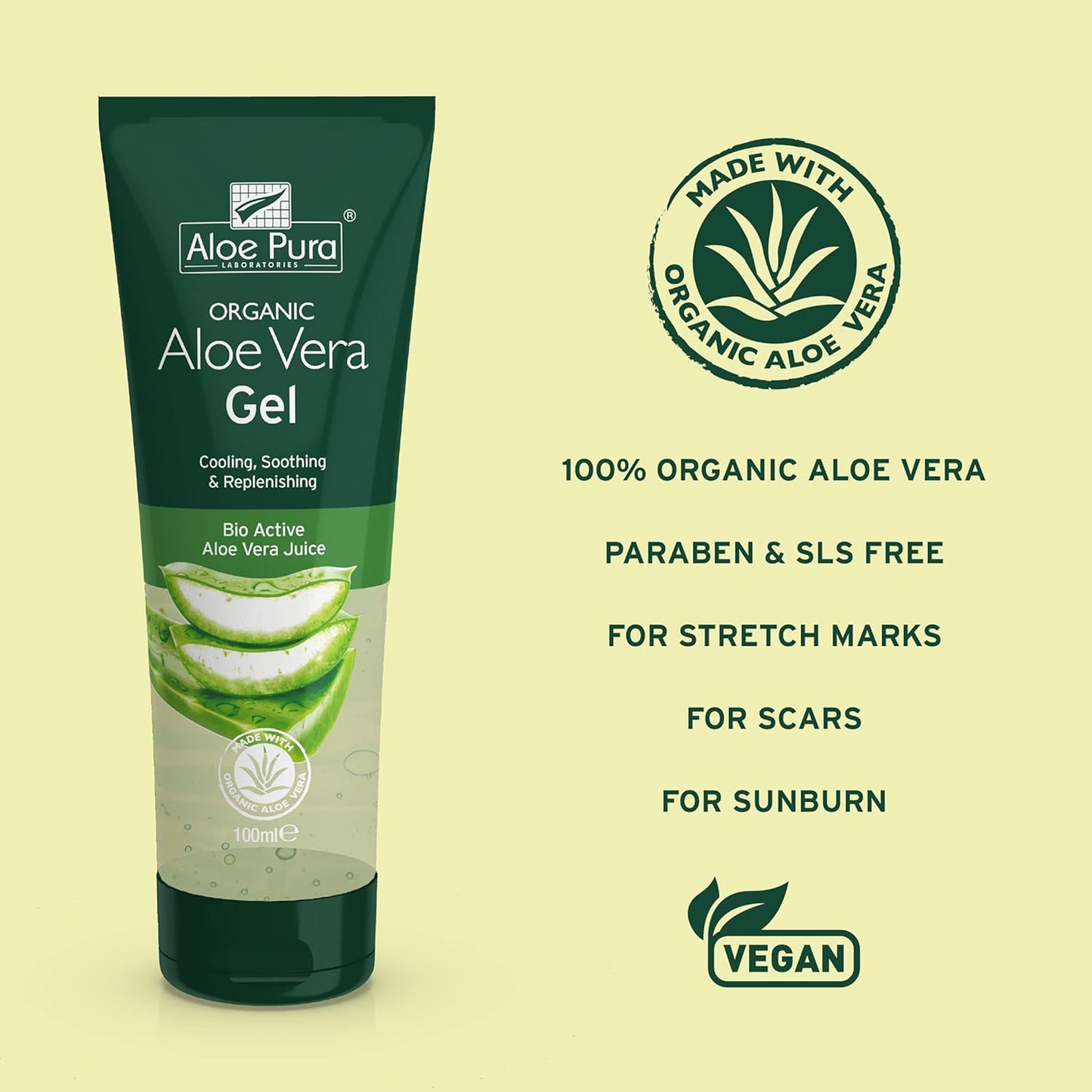 Aloe Pura Organic Aloe Vera Gel 100 mL