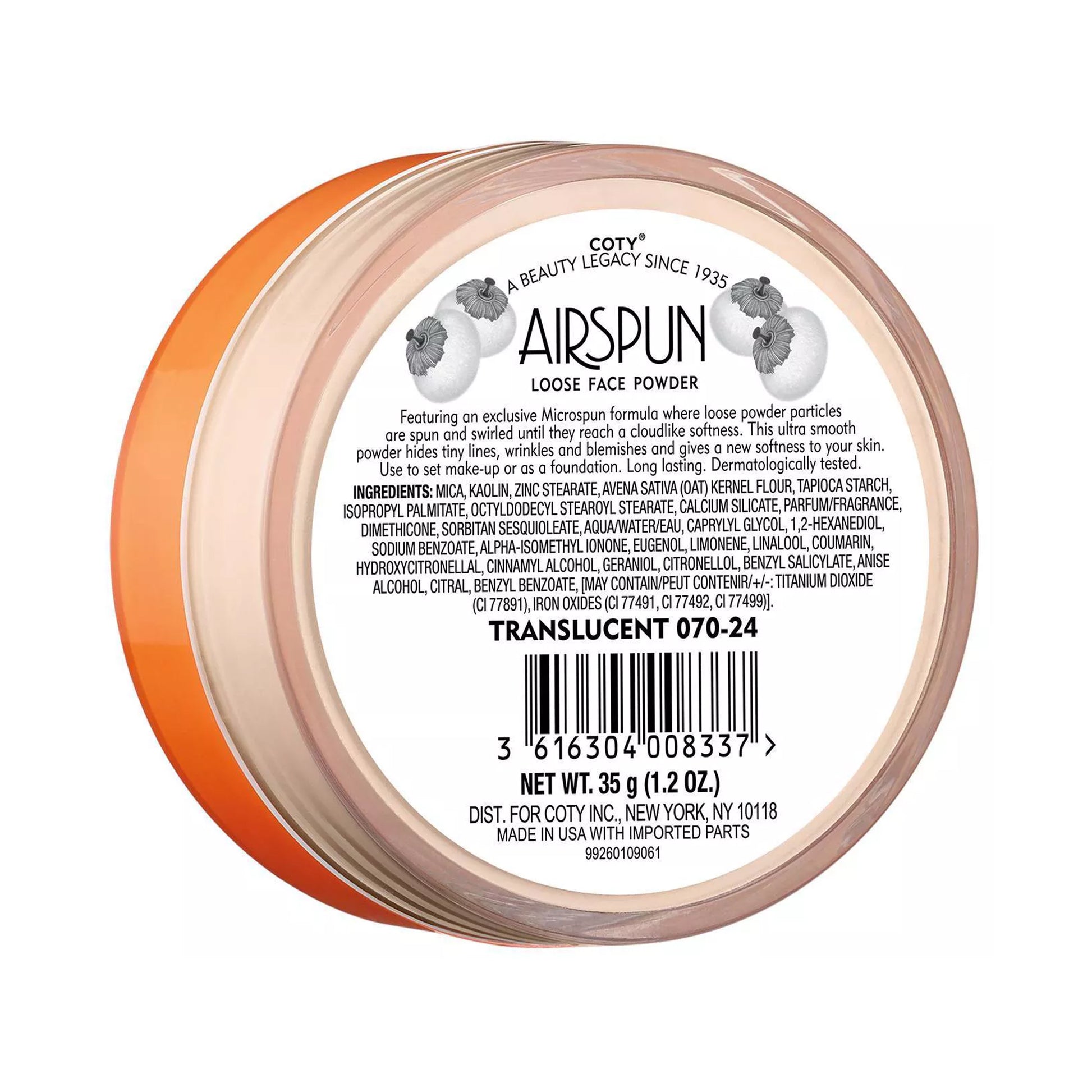 Coty Airspun Loose Face Setting Makeup Powder Translucent