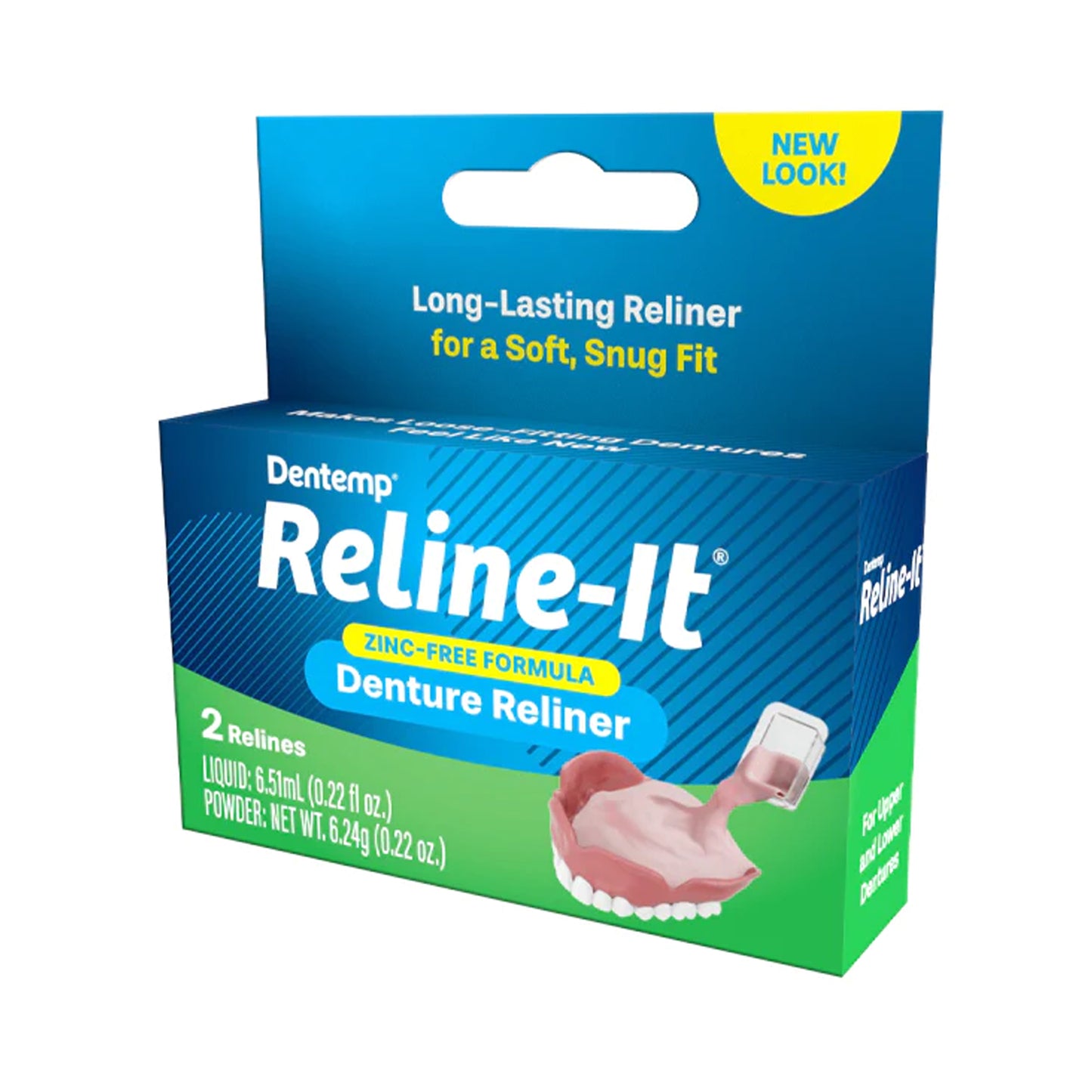 Dentemp Reline-It Denture Reline Kit