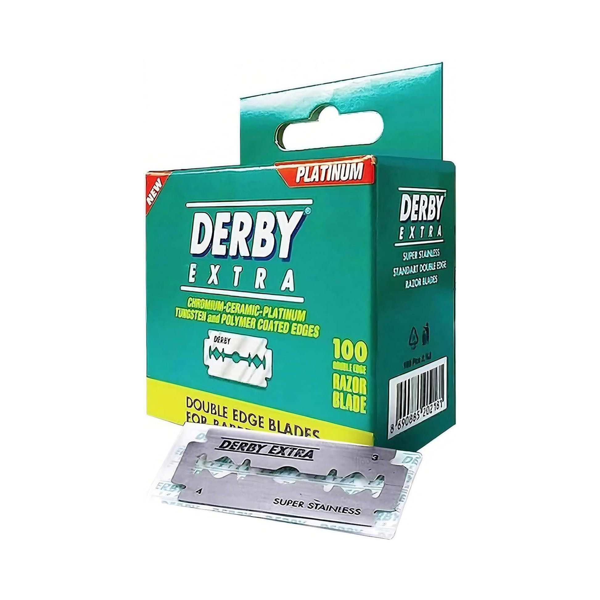 Derby Shaving Extra Double Edge Razor Blades 100 Count