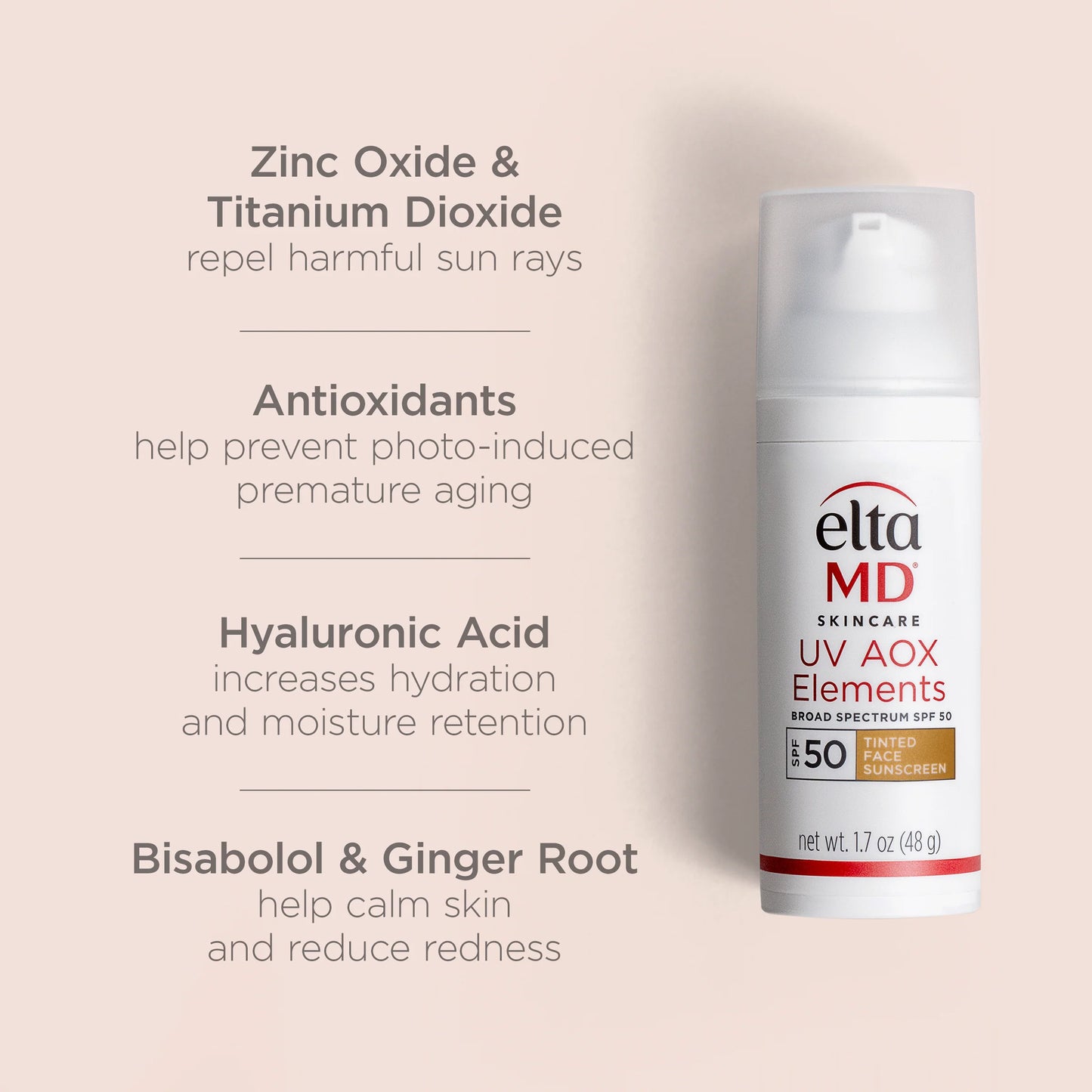 EltaMD UV AOX Elements Broad Spectrum SPF 50