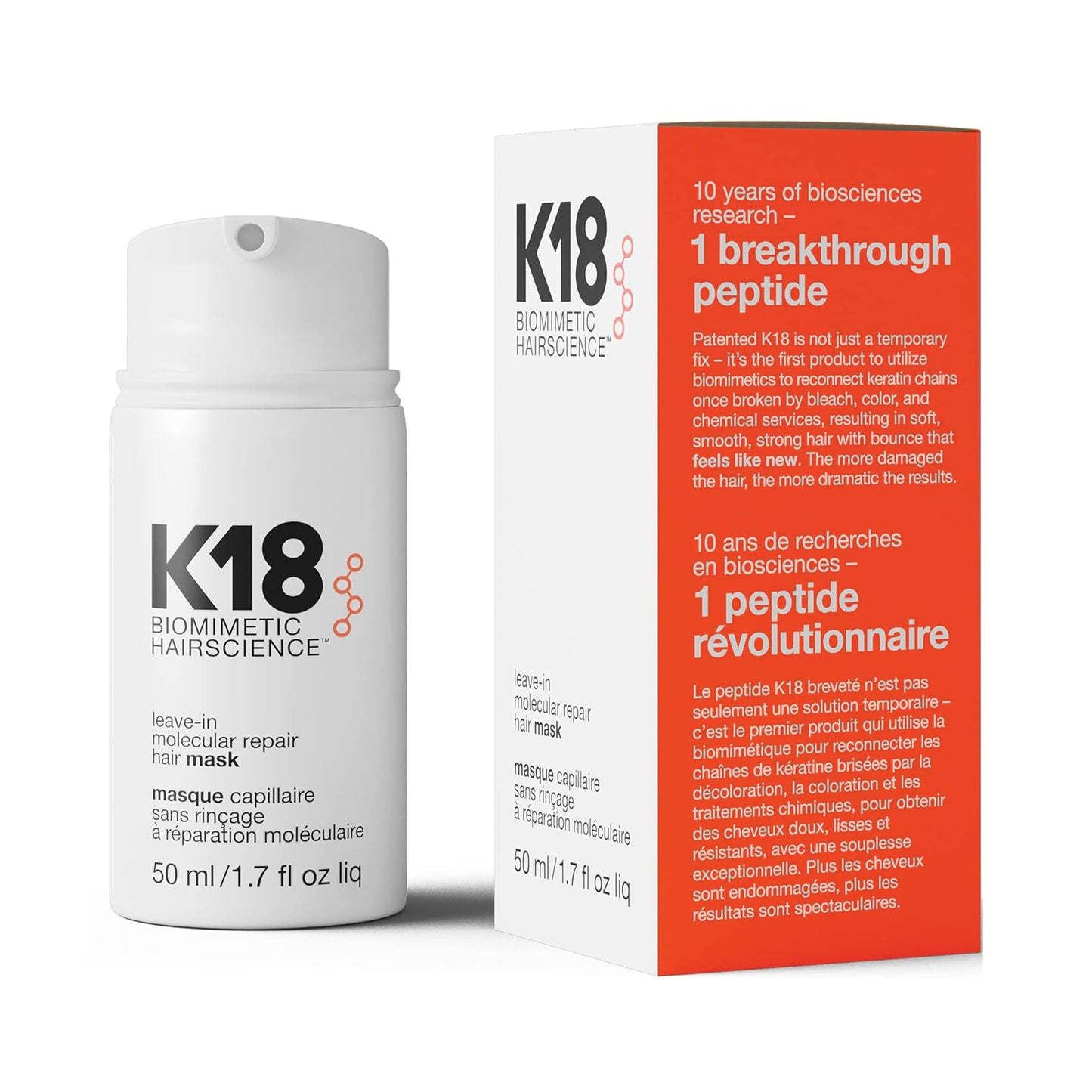 K18 Leave-In Molecular Repair Hair Mask 50 mL