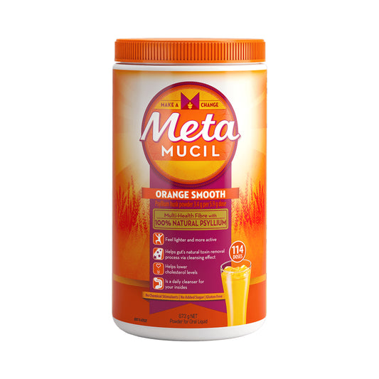 Metamucil Daily Supplement Orange Smooth Fibre Powder 673g