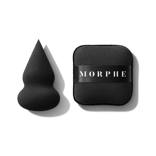 Morphe Cosmetics Vegan Pro Series Beauty Sponge & Powder Puff Duo