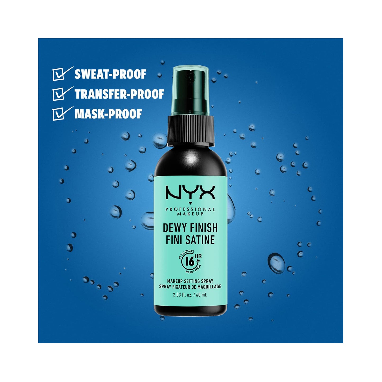 NYX Cosmetics Professional Makeup Setting Spray Dewy 60 mL