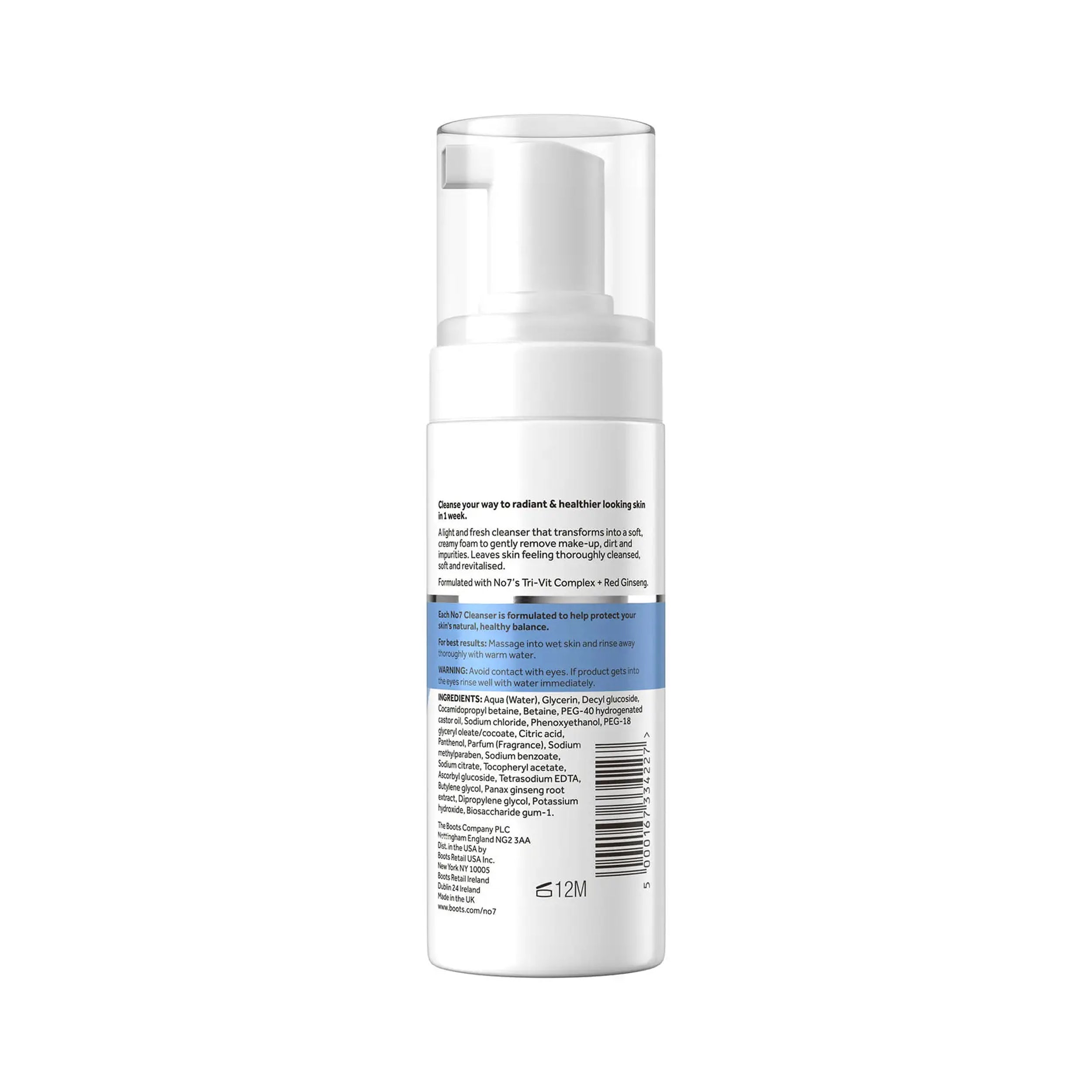 No7 Radiant Results Revitalising Foaming Cleanser 150 Ml Au