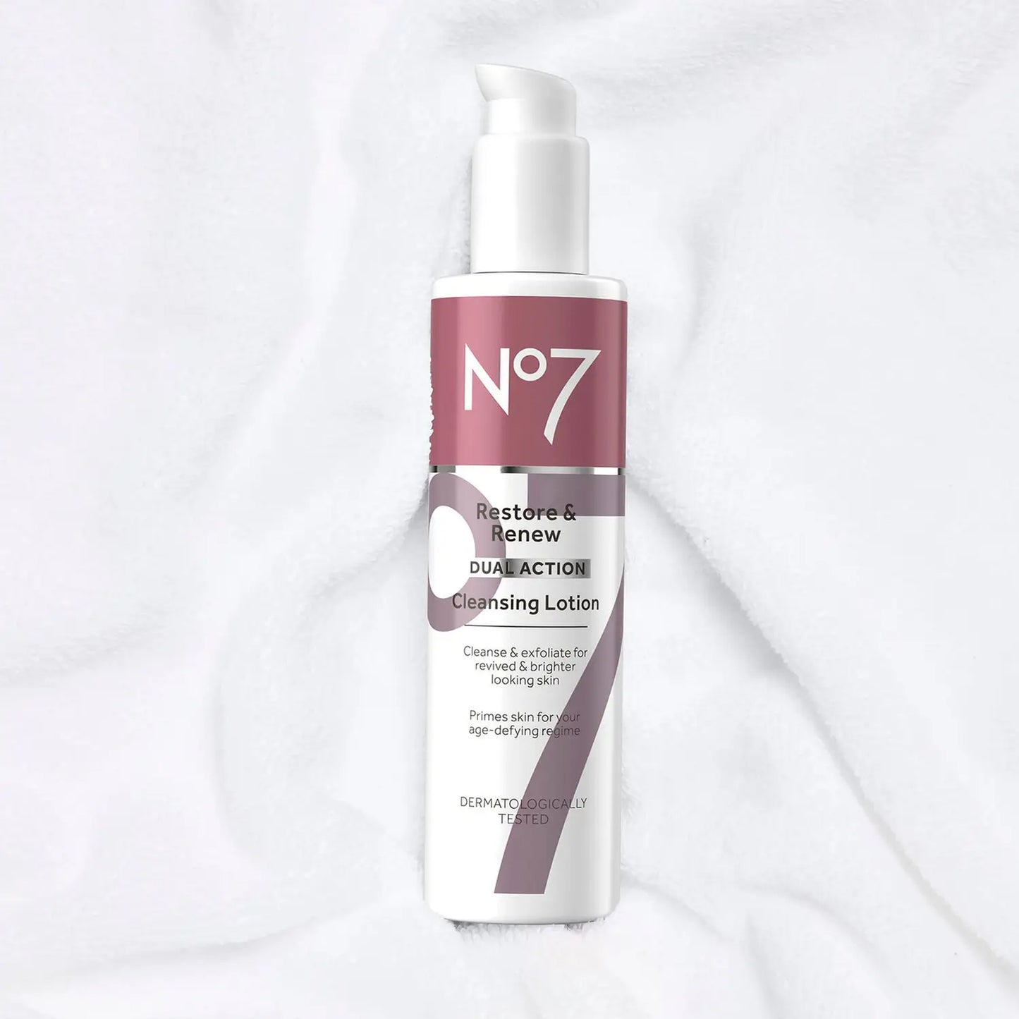 No7 Restore Renew Dual Action Cleansing Lotion 200 mL