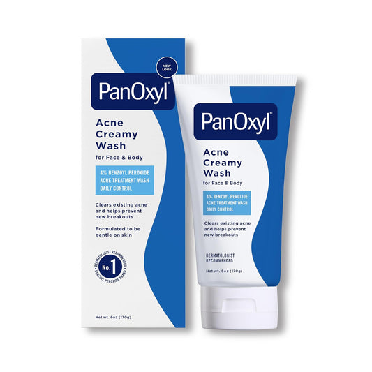 PanOxyl Acne Creamy Wash Benzoyl Peroxide 4% Daily Control 170 g