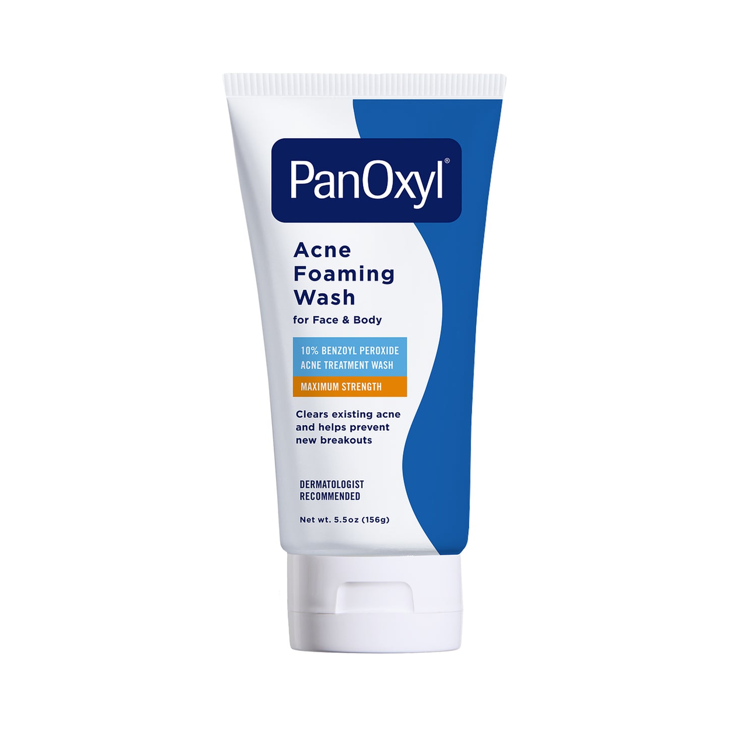 PanOxyl Acne Foaming Wash 10% Benzoyl Peroxide Maximum Strength 156 g