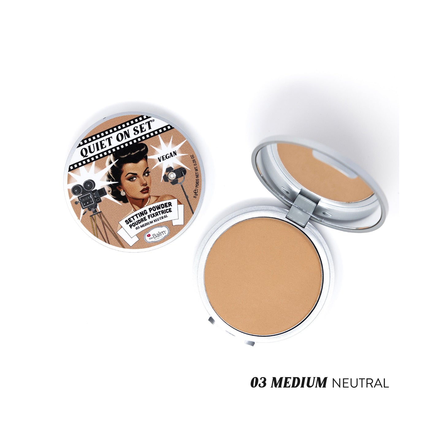 theBalm Setting Powder Quiet on Set Medium Neutral