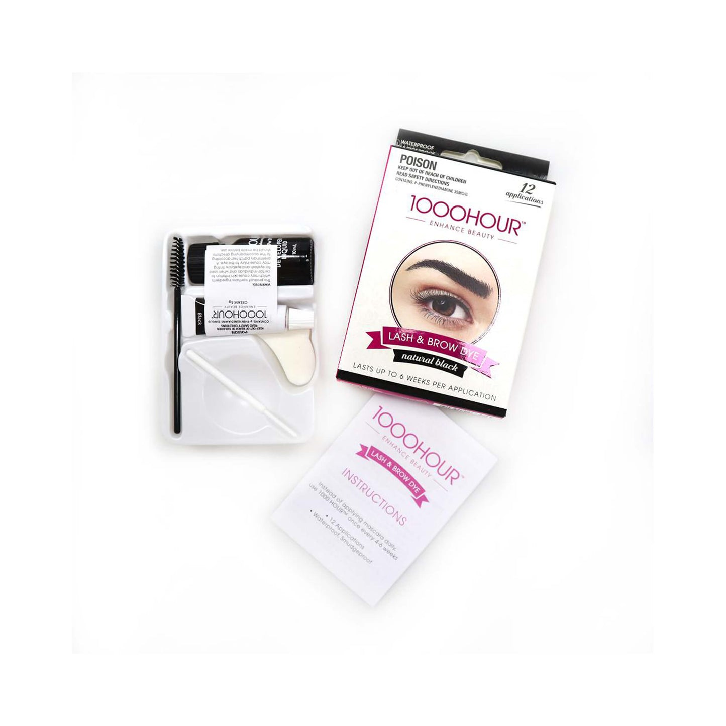 1000HOUR Lash & Brow Dye Kit Black