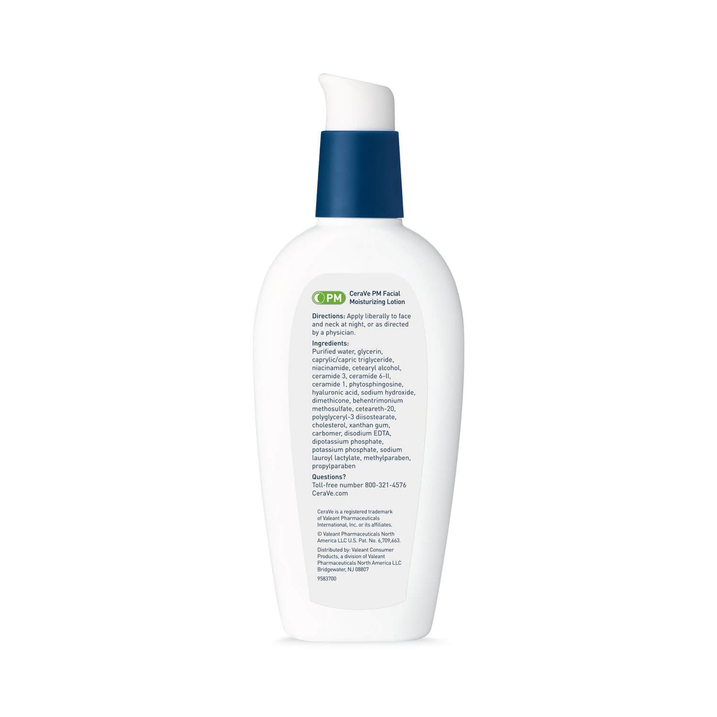 CeraVe PM Facial Moisturizing Lotion for Nighttime Use