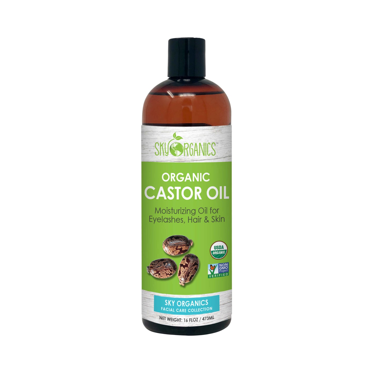 Sky Organics Organic Castor Oil 473 mL