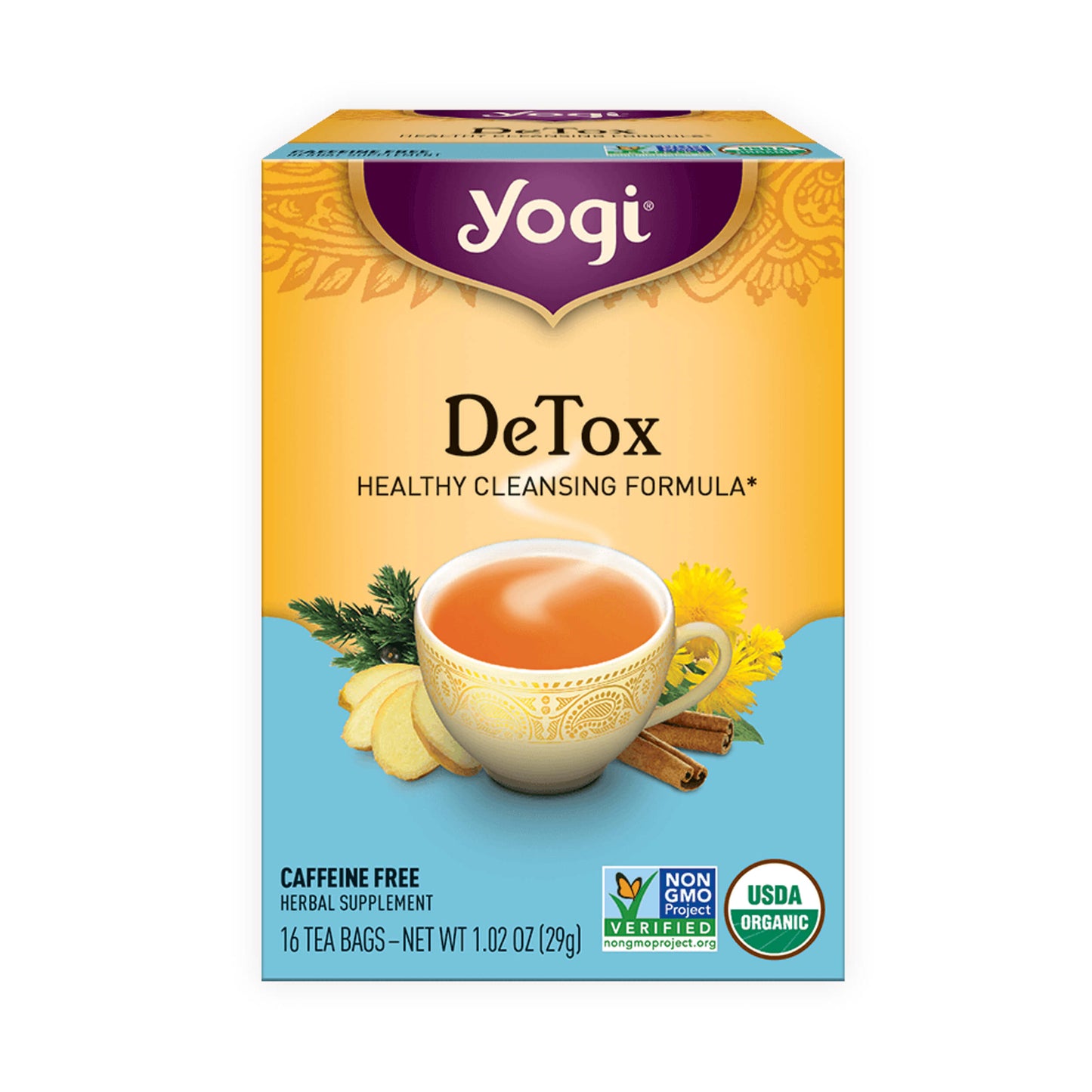 Yogi Tea Caffeine Free DeTox Tea