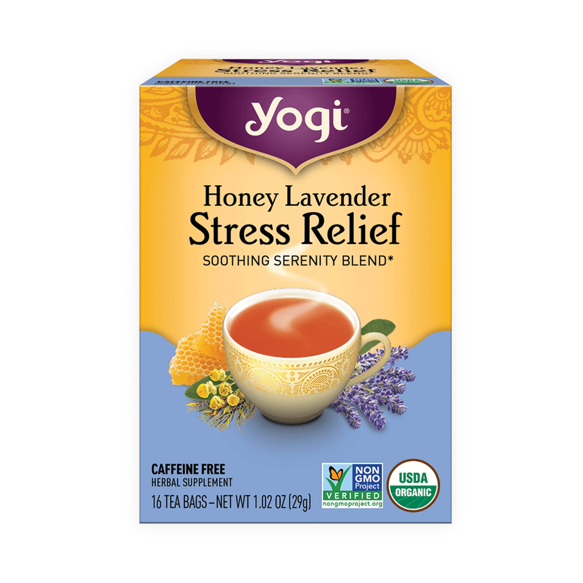 Yogi Tea Honey Lavender Stress Relief Tea